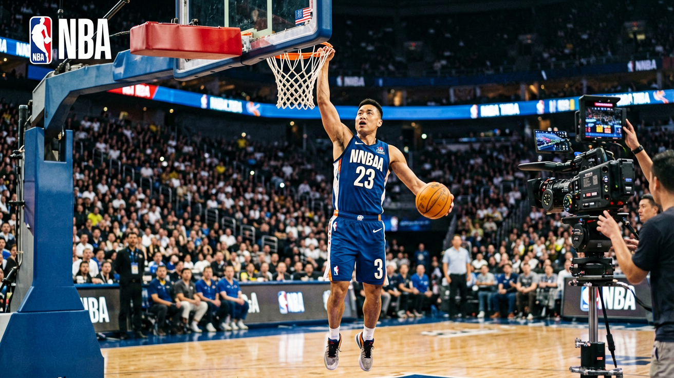 NBA职业联赛精彩扣篮瞬间